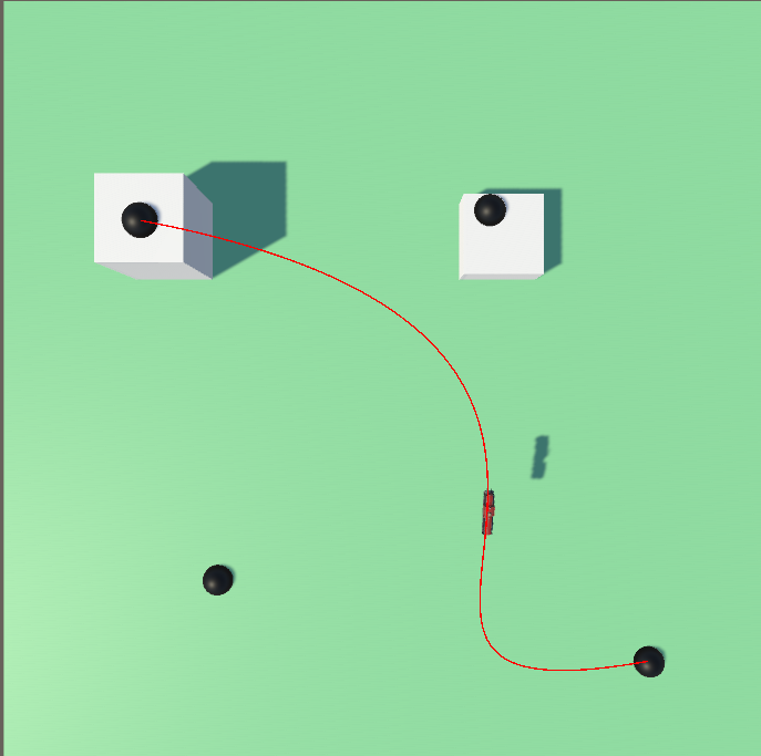 Spline system debug visualisation